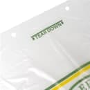 LK Packaging Vented Greens Bag w/ Wicket Dispenser - 18" x 17", Poly (VTD1718HI-DGRN) thumbnail 3