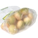 LK Packaging Vented Greens Bag w/ Wicket Dispenser - 18" x 17", Poly (VTD1718HI-DGRN) thumbnail 6