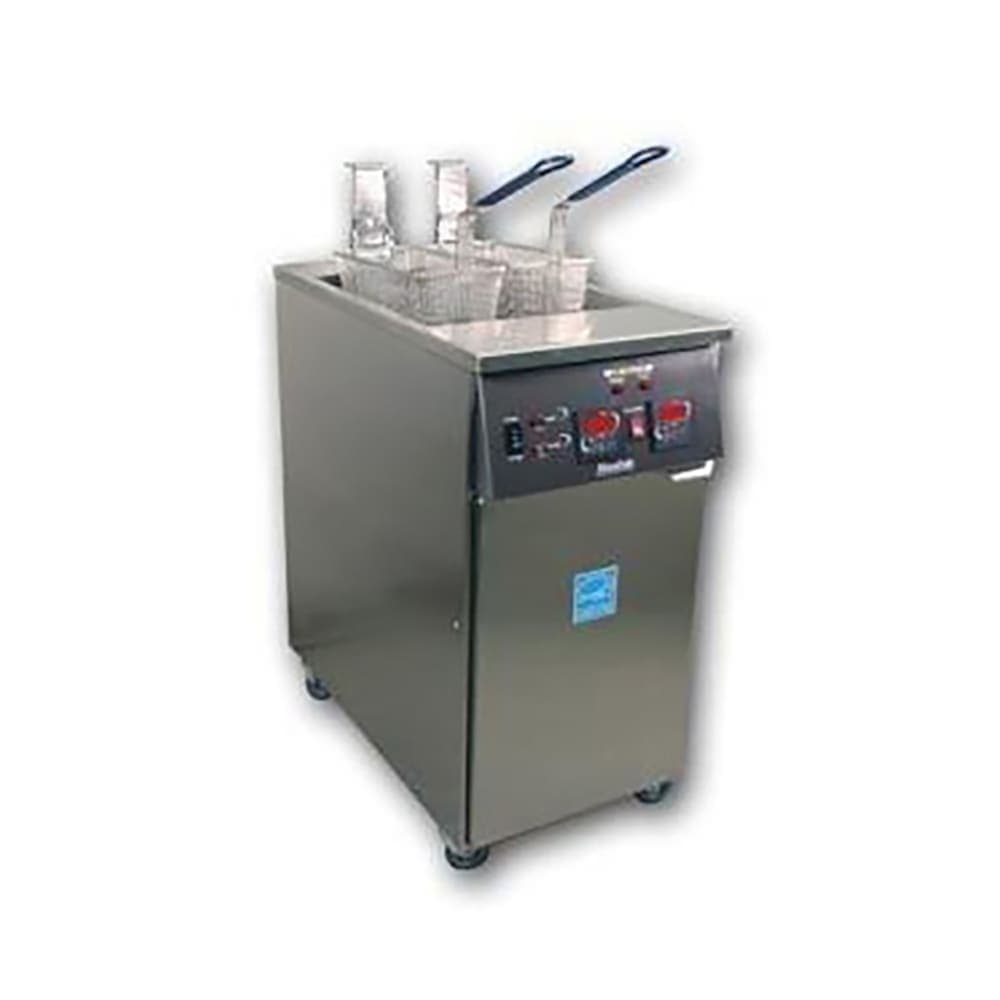 Resfab Electric Fryer - (1) 55 lb Vat, Floor Model, 208v/1ph (MB-50AT)
