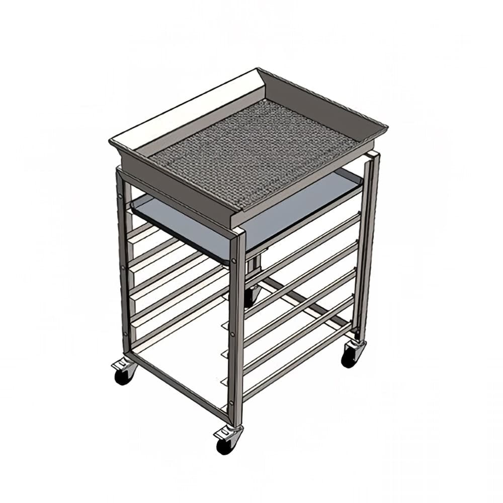 Resfab 23 3/4" Freestanding Fry Dump Table (TD-6P)