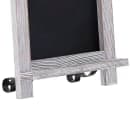Flash Furniture 10-HFKHD-GDIS-CRE8-022315-GG Chalkboard Sign w/ Legs - 10 Pack, 9 1/2"W x 14"H, Pine Wood Frame, White thumbnail 5