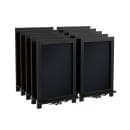 Flash Furniture 10-HFKHD-GDIS-CRE8-722315-GG Chalkboard Sign w/ Legs - 10 Pack, 12"W x 17"H, Pine Wood Frame, Black thumbnail 3