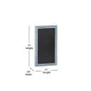 Flash Furniture 10-HGWA-GDIS-CRE8-562315-GG Wall Mount Chalkboard Sign - 10 Pack, 11"W x 17"H, Pine Wood Frame, Rustic Blue thumbnail 2
