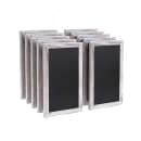 Flash Furniture 10-HGWA-GDIS-CRE8-662315-GG Wall Mount Chalkboard Sign - 10 Pack, 11"W x 17"H, Pine Wood Frame, White thumbnail 3