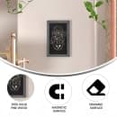 Flash Furniture 10-HGWA-GDIS-CRE8-962315-GG Wall Mount Chalkboard Sign - 10 Pack, 11"W x 17"H, Pine Wood Frame, Rustic Gray thumbnail 5