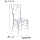 Flash Furniture BH-ICE-CRYSTAL-GG Stacking Chiavari Chair - Polycarbonate, Crystal Ice thumbnail 2