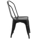 Flash Furniture CH-31230-BK-GG Stacking Side Chair w/ Vertical Slat Back - Steel, Black thumbnail 3