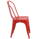 Flash Furniture CH-31230-RED-GG Stacking Side Chair w/ Vertical Slat Back - Steel, Red thumbnail 3