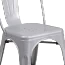 Flash Furniture CH-31230-SIL-GG Stacking Side Chair w/ Vertical Slat Back - Steel, Silver thumbnail 7