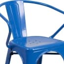 Flash Furniture CH-31270-BL-GG Armchair w/ Vertical Slat Back - Steel, Blue thumbnail 7