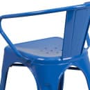 Flash Furniture CH-31270-BL-GG Armchair w/ Vertical Slat Back - Steel, Blue thumbnail 8