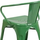 Flash Furniture CH-31270-GN-GG Armchair w/ Vertical Slat Back - Steel, Green thumbnail 8