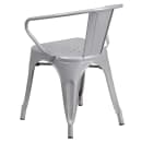 Flash Furniture CH-31270-SIL-GG Armchair w/ Vertical Slat Back - Steel, Silver thumbnail 4