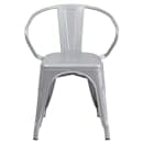 Flash Furniture CH-31270-SIL-GG Armchair w/ Vertical Slat Back - Steel, Silver thumbnail 5
