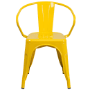 Flash Furniture CH-31270-YL-GG Armchair w/ Vertical Slat Back - Steel, Yellow thumbnail 5