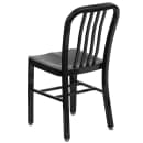 Flash Furniture CH-61200-18-BK-GG Chair w/ Vertical Slat Back - Steel, Black thumbnail 4