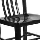 Flash Furniture CH-61200-18-BK-GG Chair w/ Vertical Slat Back - Steel, Black thumbnail 7