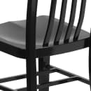 Flash Furniture CH-61200-18-BK-GG Chair w/ Vertical Slat Back - Steel, Black thumbnail 8