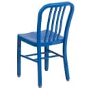 Flash Furniture CH-61200-18-BL-GG Chair w/ Vertical Slat Back - Steel, Blue thumbnail 4