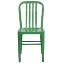 Flash Furniture CH-61200-18-GN-GG Chair w/ Vertical Slat Back - Steel, Green thumbnail 5