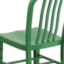 Flash Furniture CH-61200-18-GN-GG Chair w/ Vertical Slat Back - Steel, Green thumbnail 8