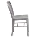 Flash Furniture CH-61200-18-SIL-GG Chair w/ Vertical Slat Back - Steel, Silver thumbnail 3