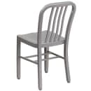 Flash Furniture CH-61200-18-SIL-GG Chair w/ Vertical Slat Back - Steel, Silver thumbnail 4