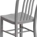 Flash Furniture CH-61200-18-SIL-GG Chair w/ Vertical Slat Back - Steel, Silver thumbnail 8