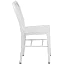 Flash Furniture CH-61200-18-WH-GG Chair w/ Vertical Slat Back - Steel, White thumbnail 3