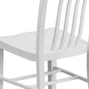 Flash Furniture CH-61200-18-WH-GG Chair w/ Vertical Slat Back - Steel, White thumbnail 8