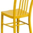 Flash Furniture CH-61200-18-YL-GG Chair w/ Vertical Slat Back - Steel, Yellow thumbnail 8