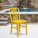 Flash Furniture CH-61200-18-YL-GG Chair w/ Vertical Slat Back - Steel, Yellow thumbnail 9