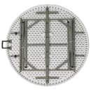 Flash Furniture DAD-122RZ-GG 47 3/4" Round Folding Table w/ Granite White Plastic Top, 29 1/2"H thumbnail 3