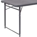 Flash Furniture DAD-LF-122Z-DG-GG Rectangular Folding Table w/ Dark Gray Plastic Top - 48-1/4"W x 23-1/2"D x 29-1/2"H thumbnail 8