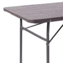 Flash Furniture DAD-LF-183Z-GG Rectangular Folding Table w/ Wood Grain Plastic Top - 72"W x 30"D x 29"H thumbnail 7