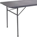 Flash Furniture DAD-LF-183Z-DG-GG Rectangular Folding Table w/ Dark Gray Plastic Top - 72"W x 30"D x 29"H thumbnail 8