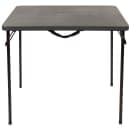 Flash Furniture DAD-LF-86-DG-GG 34" Square Folding Table w/ Dark Gray Plastic Top, 28 1/2"H thumbnail 3