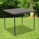 Flash Furniture DAD-LF-86-DG-GG 34" Square Folding Table w/ Dark Gray Plastic Top, 28 1/2"H thumbnail 9