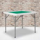 Flash Furniture DAD-MJZ-88-GG 34 1/2" Square Folding Game Table w/ Green Felt Surface, 29"H thumbnail 9