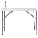 Flash Furniture DAD-PYZ-116-GG Rectangular Folding Table w/ Granite White Plastic Top - 45"W x 23"D x 34"H thumbnail 4