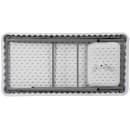 Flash Furniture DAD-PYZ-116-GG Rectangular Folding Table w/ Granite White Plastic Top - 45"W x 23"D x 34"H thumbnail 8