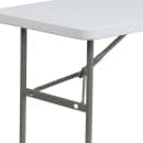 Flash Furniture DAD-YCZ-122-2-GG Rectangular Folding Table w/ Granite White Plastic Top - 48 1/4"W x 24"D x 29"H thumbnail 5