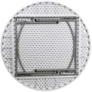 Flash Furniture DAD-YCZ-152R-GW-GG 59 3/4" Round Folding Table w/ Granite White Plastic Top, 28 3/4"H thumbnail 3