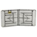 Flash Furniture DAD-YCZ-152Z-GG Rectangular Folding Table w/ Granite White Plastic Top - 60"W x 30"D x 29"H thumbnail 3