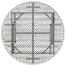 Flash Furniture DAD-YCZ-154-GW-GG 60" Round Folding Table w/ White Plastic Top, 29"H thumbnail 3