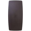 Flash Furniture DAD-YCZ-172-GG 67 1/2" Round Folding Table w/ Brown Plastic Rattan Pattern Top, 28 3/4"H thumbnail 3