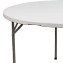 Flash Furniture DAD-YCZ-1-GW-GG 60 3/4" Round Folding Table w/ Granite White Plastic Top, 29 1/4"H thumbnail 7