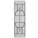 Flash Furniture DAD-YCZ-244-GW-GG Rectangular Folding Table w/ Granite White Plastic Top - 96"W x 30"D x 29"H thumbnail 3