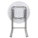 Flash Furniture DAD-YCZ-80R-1-SM-GW-GG 24" Round Folding Table w/ Granite White Plastic Top, 29 3/8"H thumbnail 3