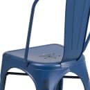 Flash Furniture ET-3534-AB-GG Stacking Chair w/ Vertical Slat Back - Distressed Metal, Antique Blue thumbnail 8
